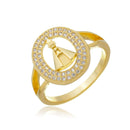 Anel Cravejado Nossa Senhora 5-96