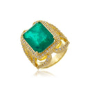 Anel com Pedras  & Cores Coleção Femme  6-80