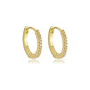 Brinco Argola Cravejada Trio G 8-282