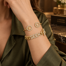 Pulseira Seek Essence Elos Cravejada Mod 8