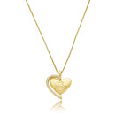 Colar Personalizado Coração Giratório com Escrita Eu te Amo 6-32