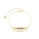 Pulseira Personalizada Plaquinha  6-23