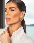 Brinco Argola Lisa Torcida P Coleção Femme 8-197