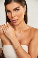 Brinco Pequeno  & Cravejado Coleção Femme 2-48