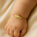 Pulseira Infantil Personalizada Coroa  6-35