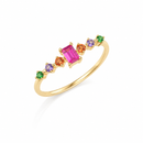 Anel com Pedras  & Cores  6-63