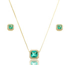 Colar Delicado Quadrado  2-63