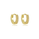 Brinco Argola Cravejada Trio P 8-284