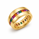 Anel com Pedras  & Cores  6-68