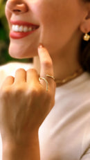 Anel Liso & Minimalista Regulável Coleção S.phera 7-16