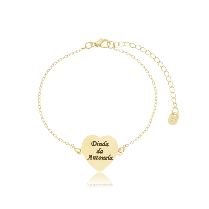Pulseira Personalizada Coração 6-30